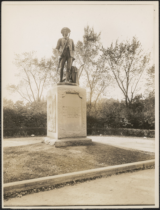 Statue Of A Minuteman By Daniel Chester French, Concord, Mass ...