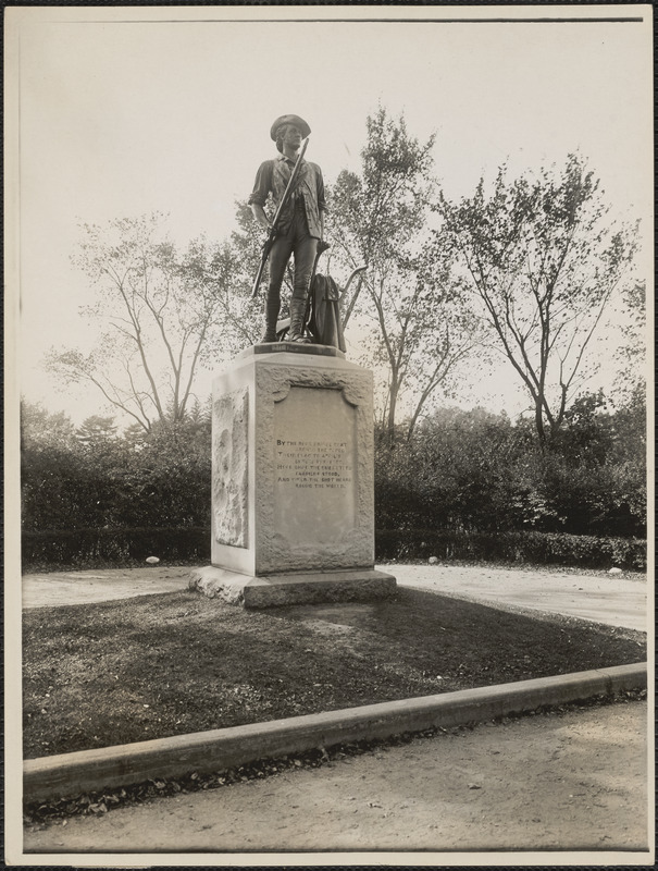 Statue Of A Minuteman By Daniel Chester French, Concord, Mass ...