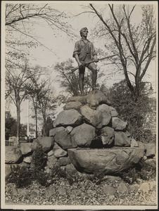 Captain Parker statue, Minuteman at Lexington Green, Lexington, Mass.