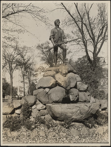 Captain Parker statue, Minuteman at Lexington Green, Lexington, Mass.