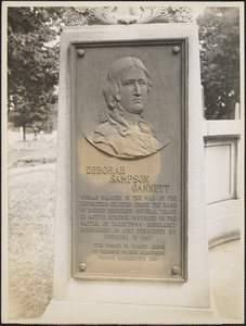 Deborah Sampson Gannett at Rock Ridge Cemetery, East Street and Mountain Street, Sharon, Mass.