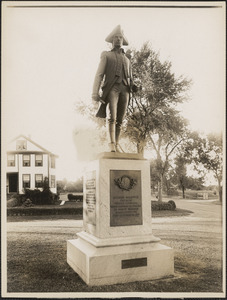 Statue of Loammi Baldwin at Main Street and Elm Street, Woburn, Mass.