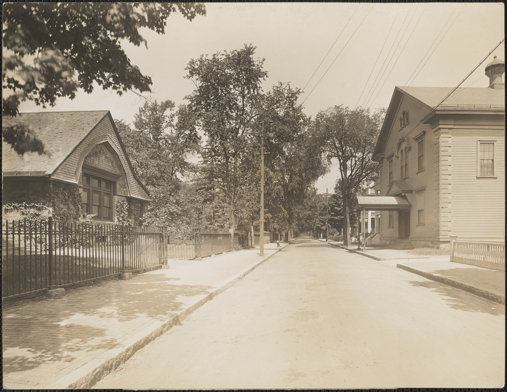 Eliot Hall and Church, Eliot Street, Jamaica Plain, Mass. Digital