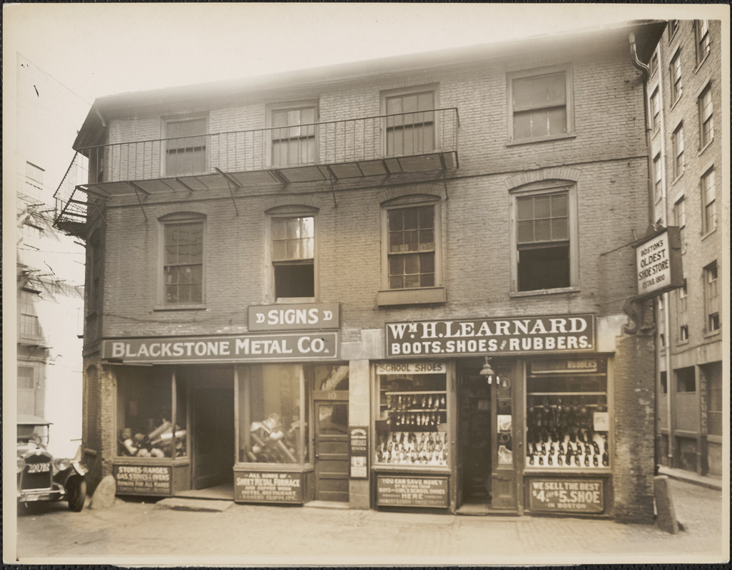 Oldest Brick Building, Creek Square, 10 Marshall Street, Boston, Mass ...