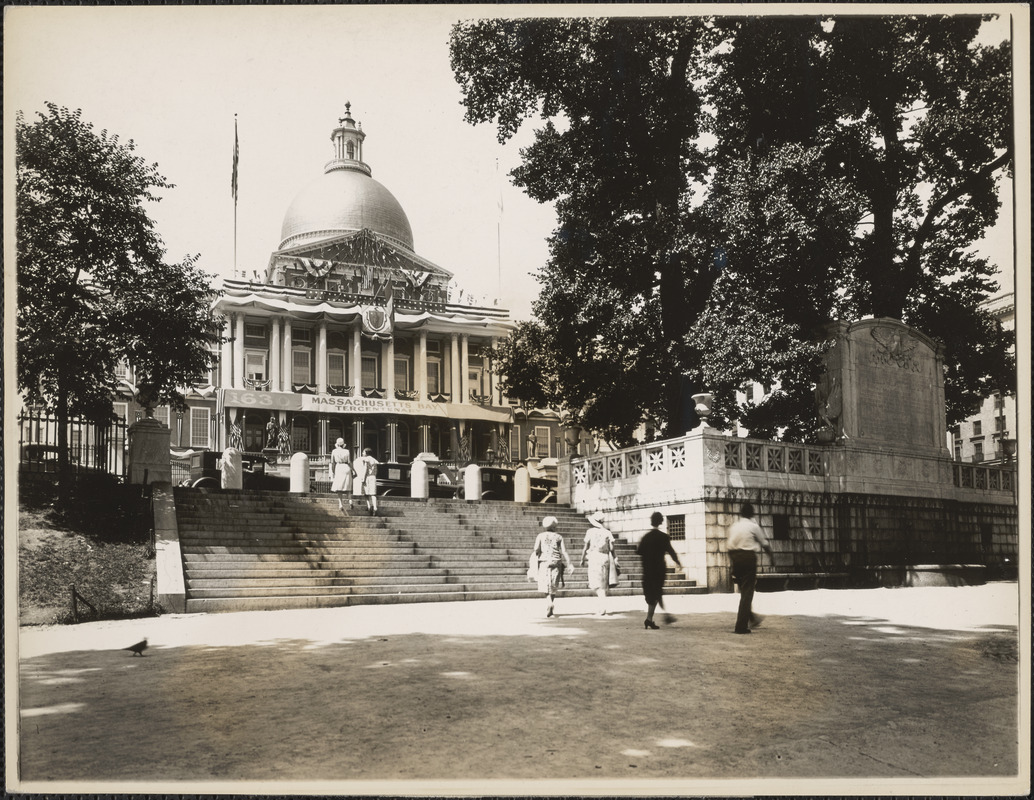 New State House, taken from Boston Common