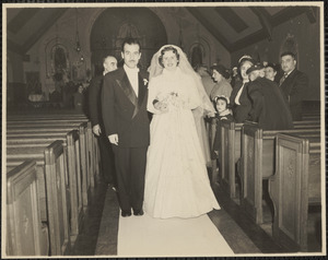 Kerop Nahabedian, Miss Jeanne Maria Strassel [wedding]