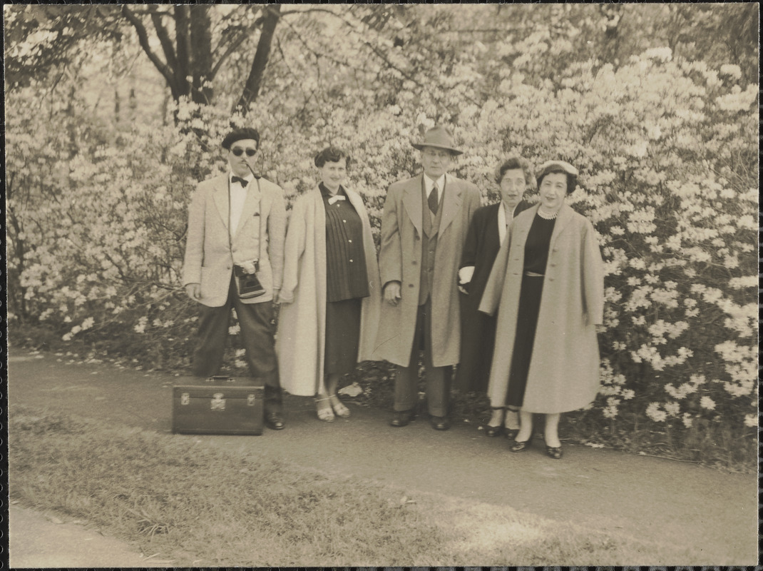 Kerop, Artemis and Jean Nahabedian. Levon and Agnes Mooradian at Arnold Arboretum