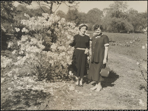 Artemis and Jean Nahabedian at Arnold Arboretum