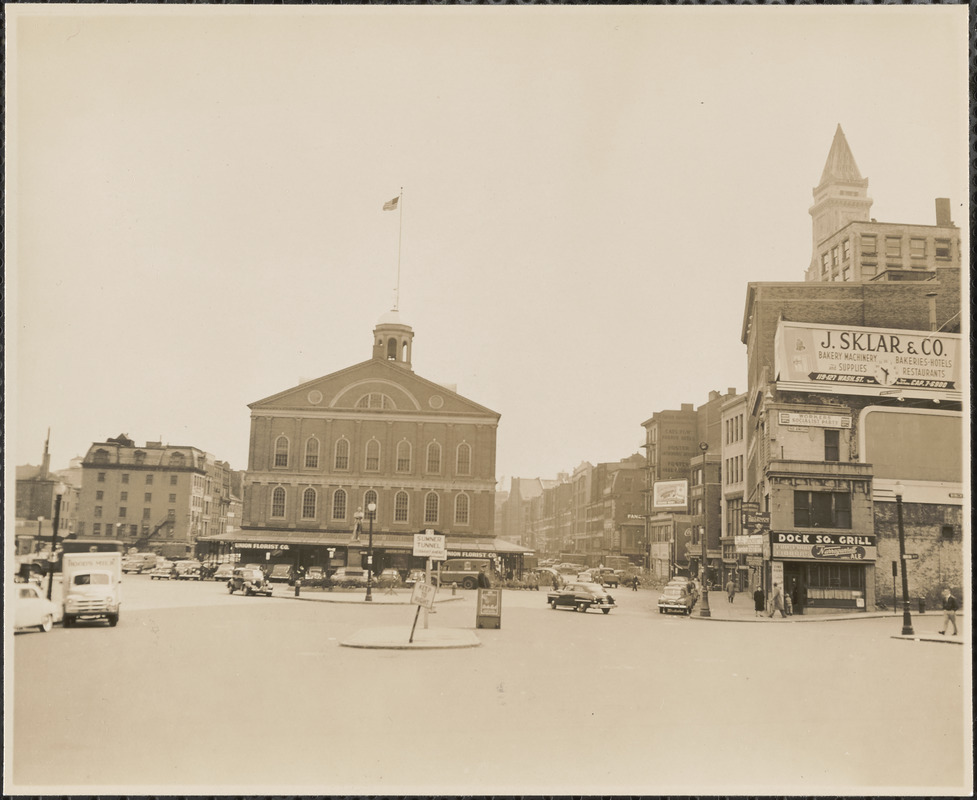 Dock Square. Faneuil Hall Square - Digital Commonwealth