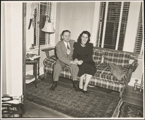 Mr. and Mrs. Sarkis Kadehjian at Edith Ashjian house