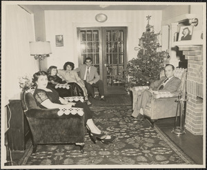 Mrs. & Mrs. Hagop B. Ashjian. Hagop, Edith, Bobby, Lucy, Barbara