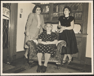 Miss Elisa Bozaghanian, Laura [Arzouhaljian] and Santough [Abdalian]