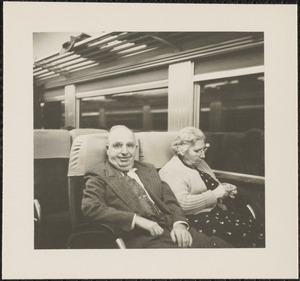 Leon and Santough Abdalian on train
