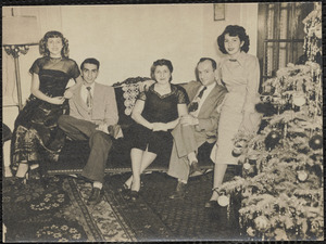 Mrs. & Mrs. Hagop B. Ashjian. Hagop, Edith, Bobby, Lucy, Barbara