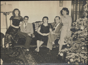 Mrs. & Mrs. Hagop B. Ashjian. Hagop, Edith, Bobby, Lucy, Barbara