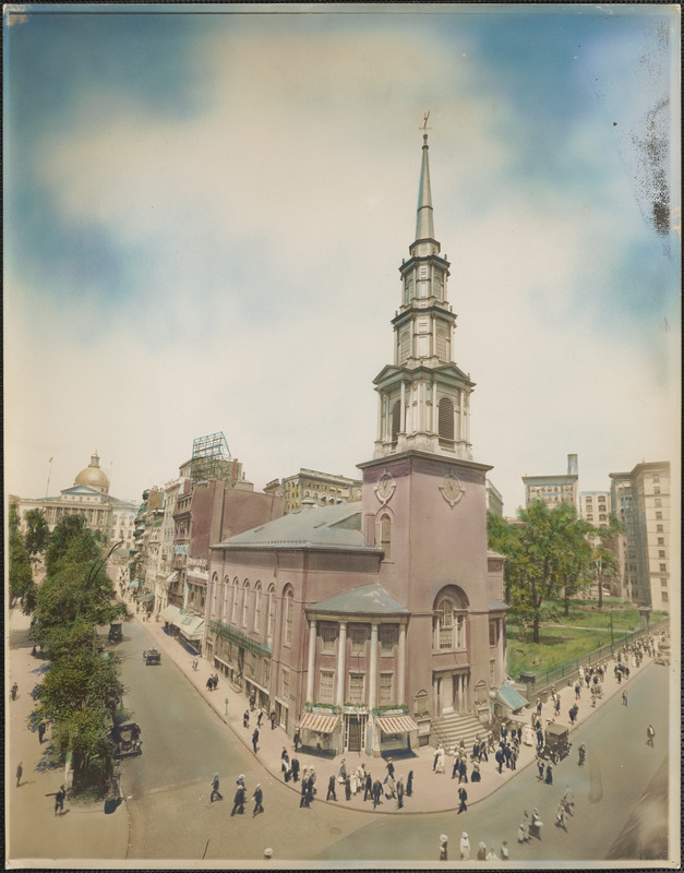 Park Street Church at Park Street and Tremont Street
