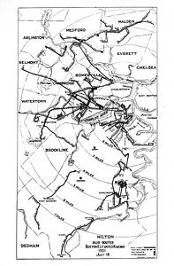 Bus routes Boston Elevated Railway 1931 July 18