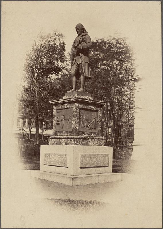 [Benjamin] Franklin statue, City Hall, School St.