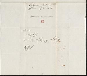 Elijah Webster to George Coffin, 27 February 1840