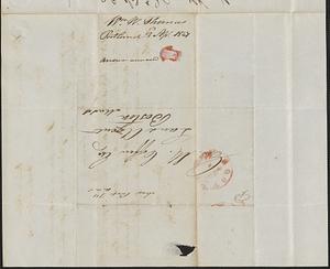 William W. Thomas to George Coffin, 3 April 1847