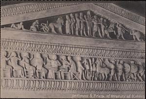 Pediment & frieze of treasury of Knidos