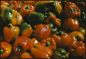 View of assortment of peppers