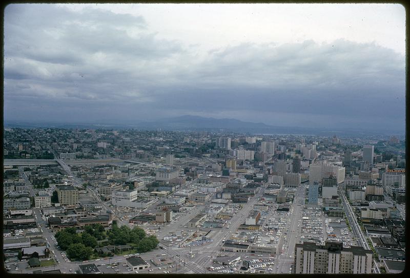 Elevated view of Seattle