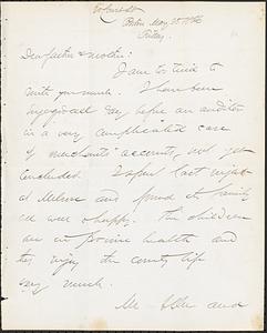 Letter from John D. Long to Zadoc Long and Julia D. Long, May 25, 1866