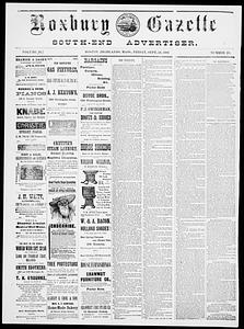 Roxbury Gazette and South End Advertiser, September 24, 1886