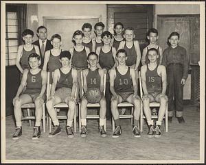 Basketball, Whately Grammar School 1950