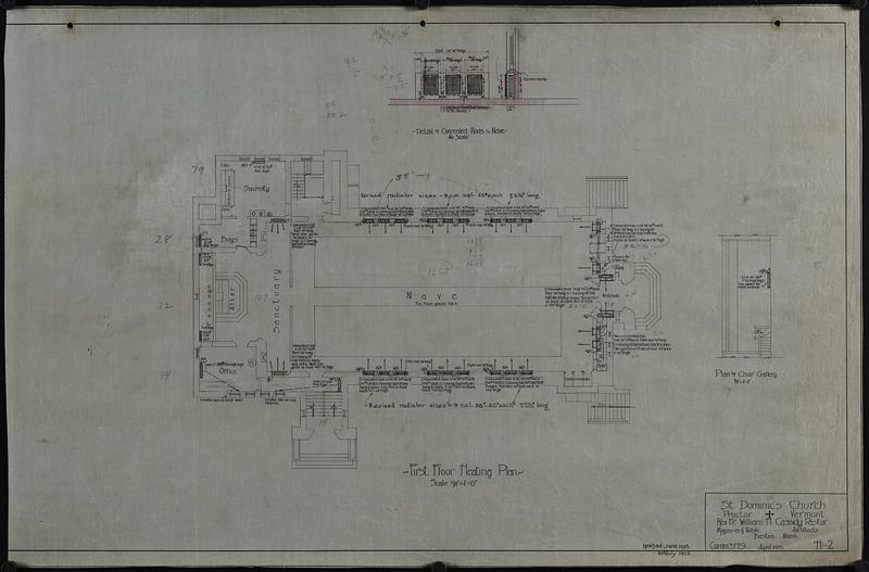 First floor heating plan