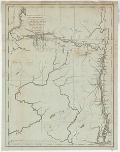 Map of western New York state, marking land plots around Lac Oneida