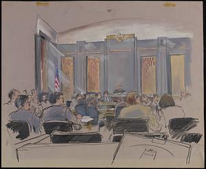 Courtroom scene