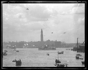 Boats in Boston Harbor
