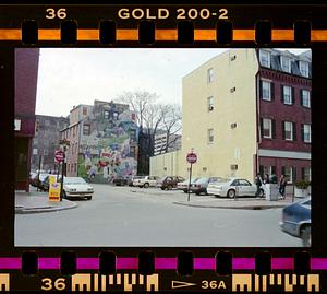 Unity/Community mural, Oak Street, Chinatown, Boston