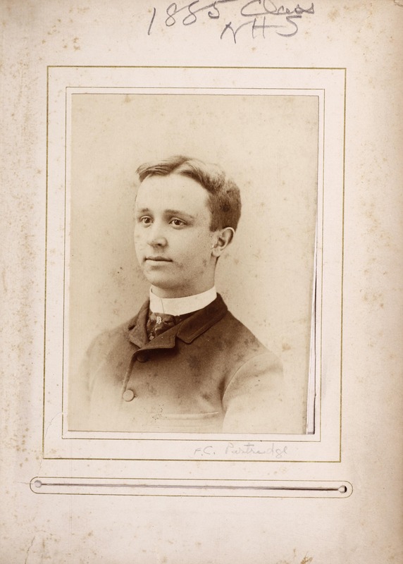Newton High School, class of 1885 photographs - F. C. Partridge -