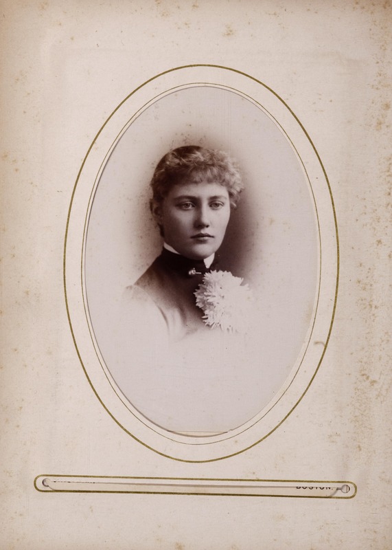 Newton High School, class of 1885 photographs - Unidentified Female Student -