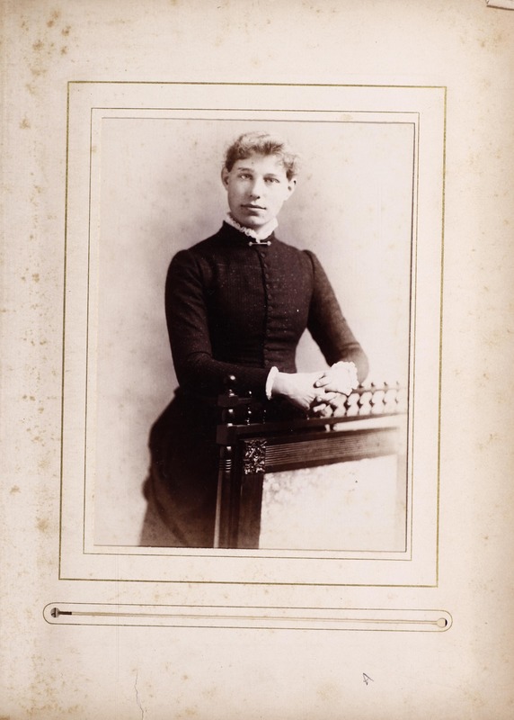 Newton High School, class of 1885 photographs - Unidentified Female Student -