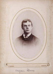 Newton High School, class of 1885 photographs - Allston Burr ? -