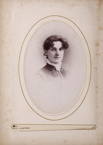 Newton High School, class of 1885 photographs - Unidentified Female Student -