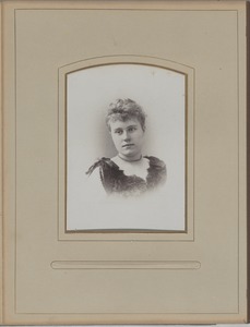 Newton High School, class of 1890 photographs - Unidentified Female Student -