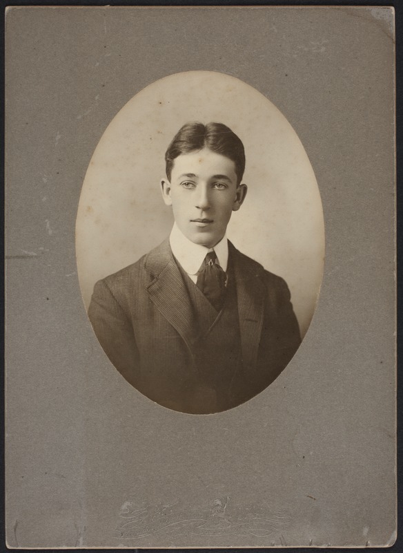 Newton High School Class of 1900 yearbook pictures plus reunion biographies, 1900 - - Herbert M. Andrews -