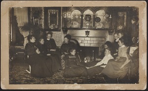 Newton High School Class of 1900 yearbook pictures plus reunion biographies, 1900 - - Halloween, October 1898 -