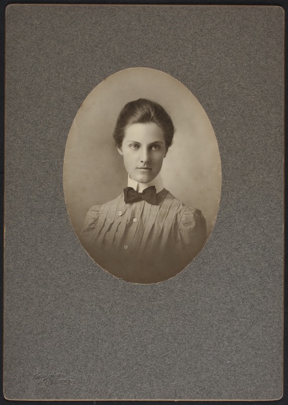 Newton High School Class of 1900 yearbook pictures plus reunion biographies, 1900 - - Margaret Tucker -