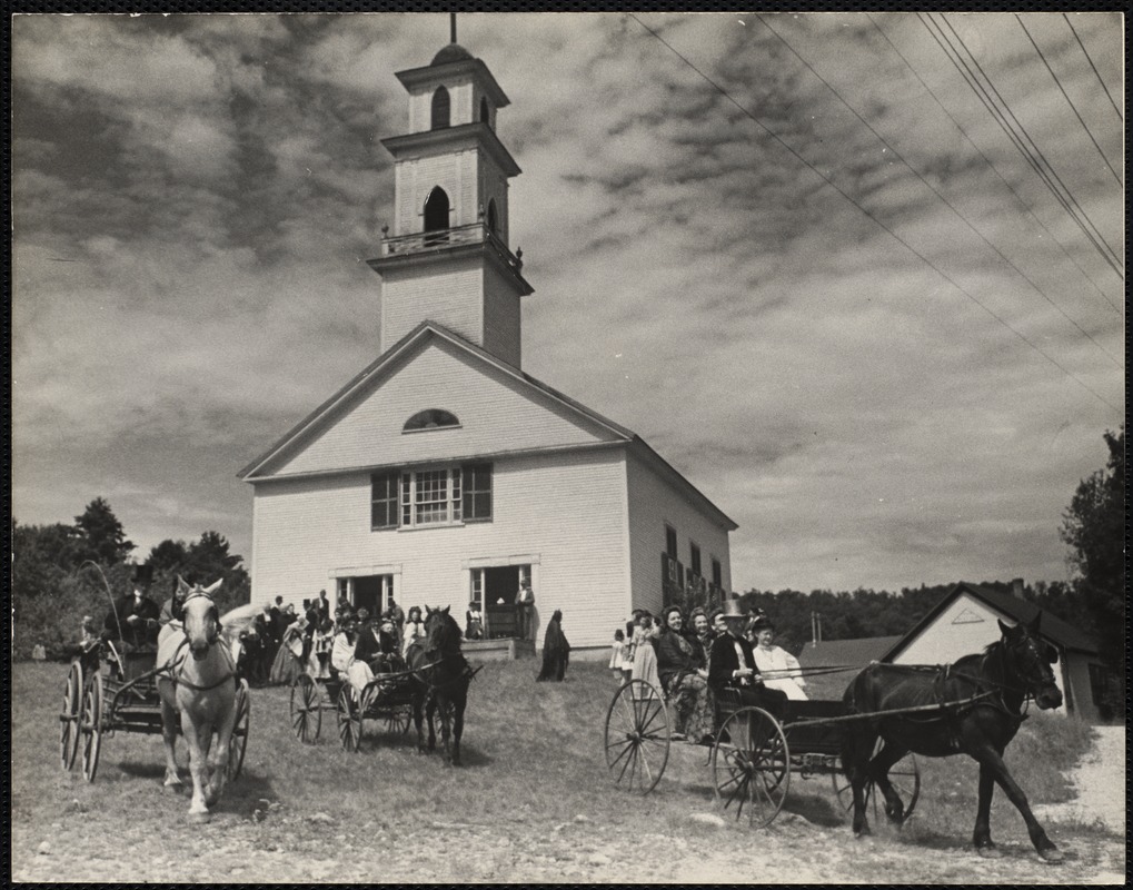 Old Home Say service So. Sutton, N.H. This is held every year on the Sunday before Labor Day