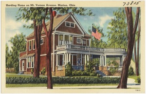 Harding Home on Mt. Vernon Avenue, Marion, Ohio