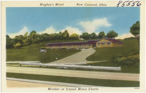 Hughey's Motel, New Concord, Ohio. Member of United States Motor Court