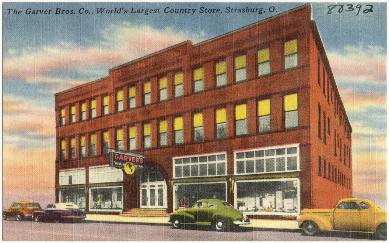 The Garver Bros. Co., world's largest country store, Strasburg, O