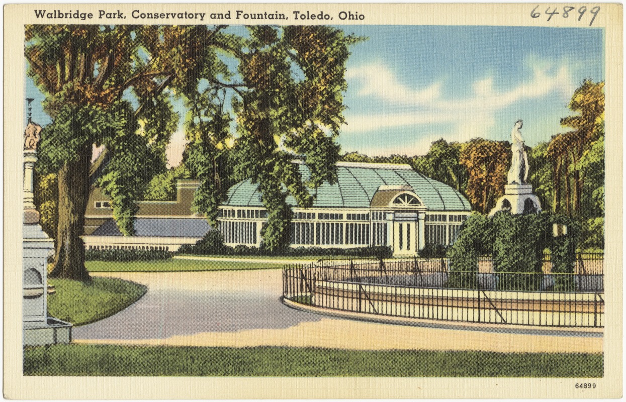 Walbridge Park, Conservatory and Foundation, Toledo, Ohio Digital Commonwealth