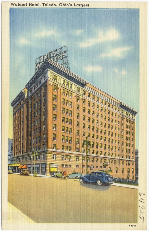 Waldorf Hotel, Toledo, Ohio's largest